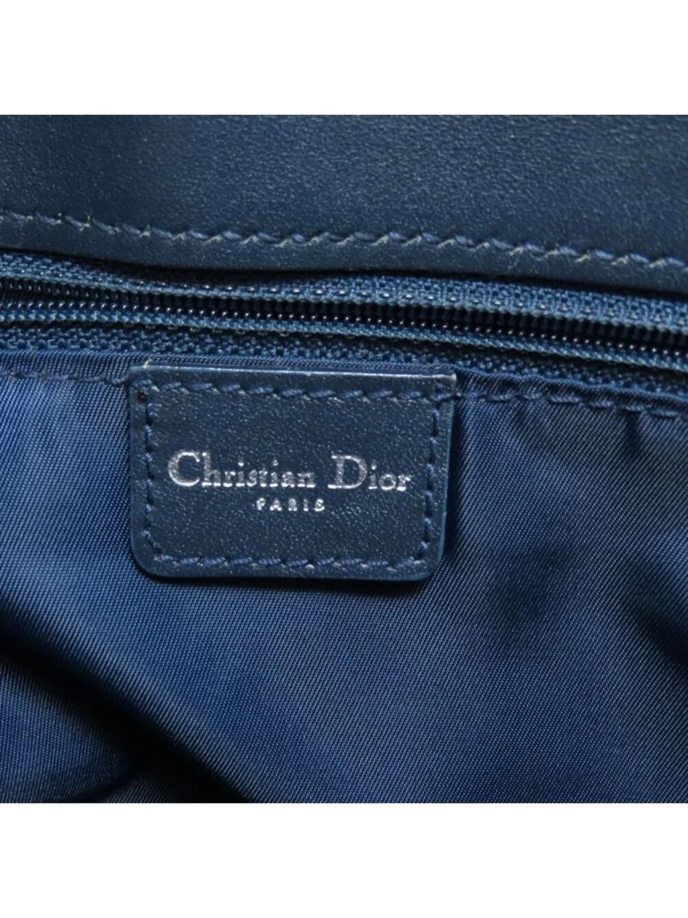 Dior Belt Tote Trotter Print Canvas Leather